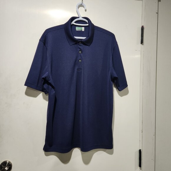 Ben Hogan Performance Men's Polo shirt , Large, Navy Blue - Picture 2 of 5